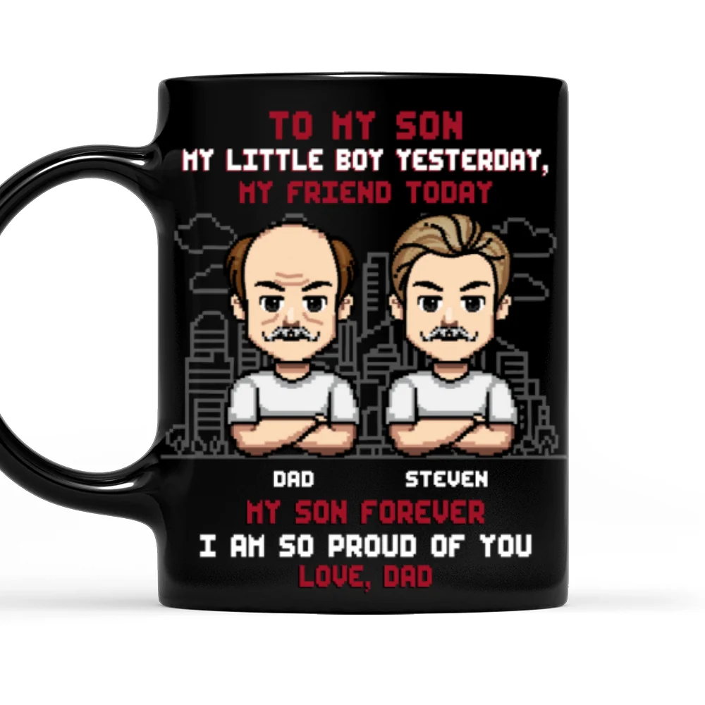 My Son My Biggest Blessing - Personalized Custom Coffee Mug - Image 5