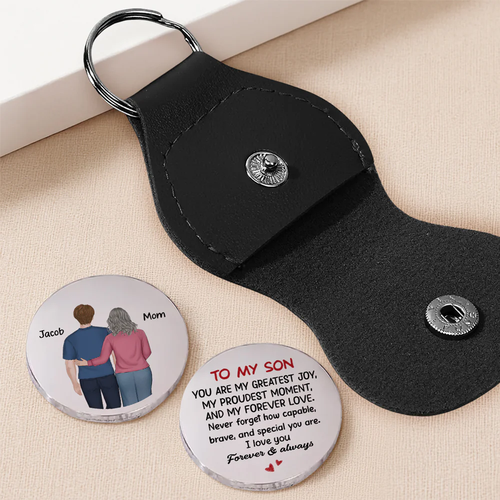 My Son My Greatest Joy - Personalized Custom Pocket Hug - Image 2