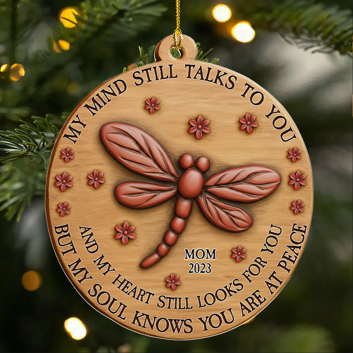 My Soul Knows - Personalized Custom Acrylic Ornament - Image 2