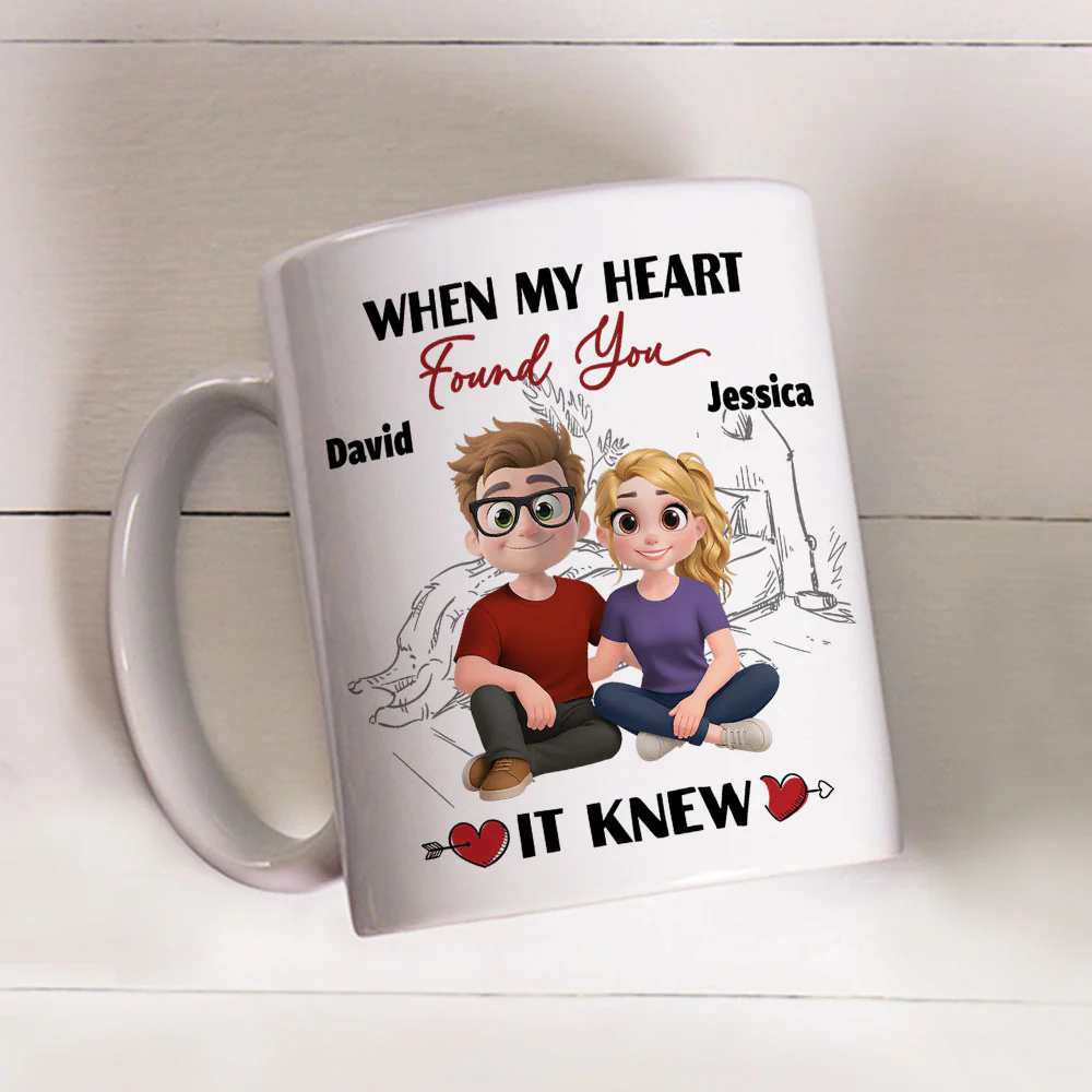 My Soul Recognized Your Light - Personalized Custom Coffee Mug - Image 3