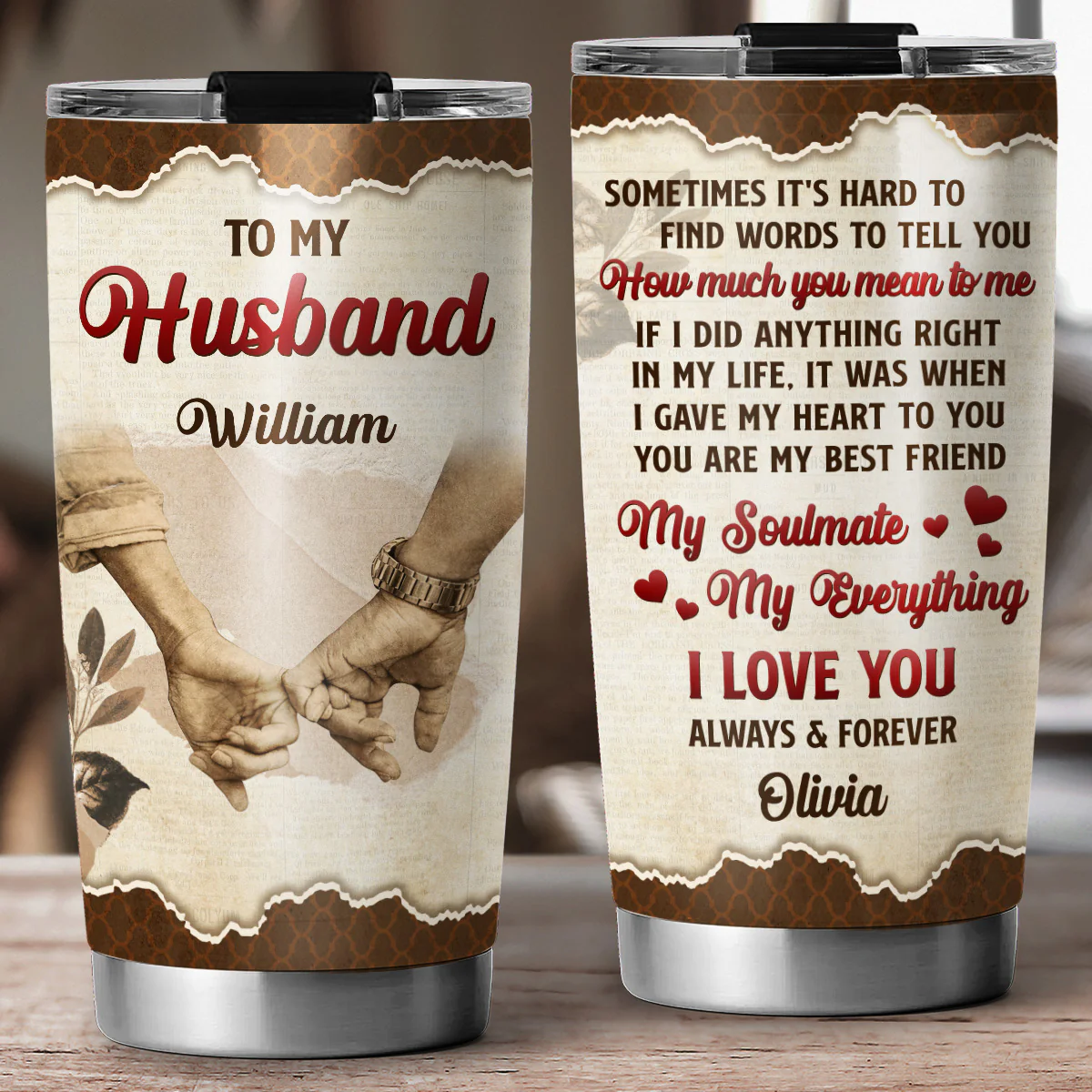 My Soulmate - Personalized Custom Tumbler - Image 3