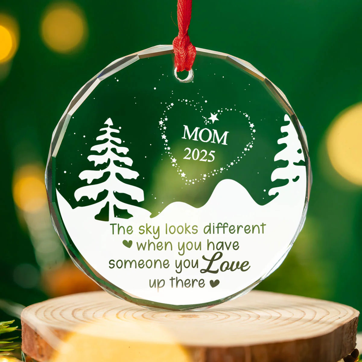 My Star - Personalized Custom Glass Ornament - Image 2