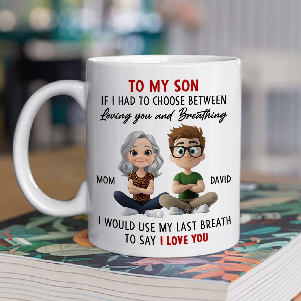 My Sweet Boy Always - Personalized Custom Coffee Mug - Image 2