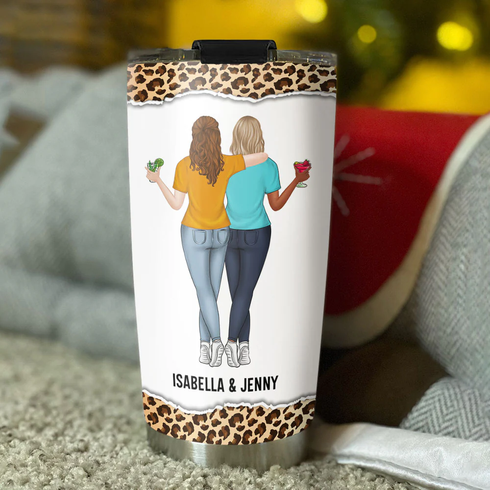 My Unbiological Sister - Personalized Custom 3D Inflated Effect Tumbler - Image 3