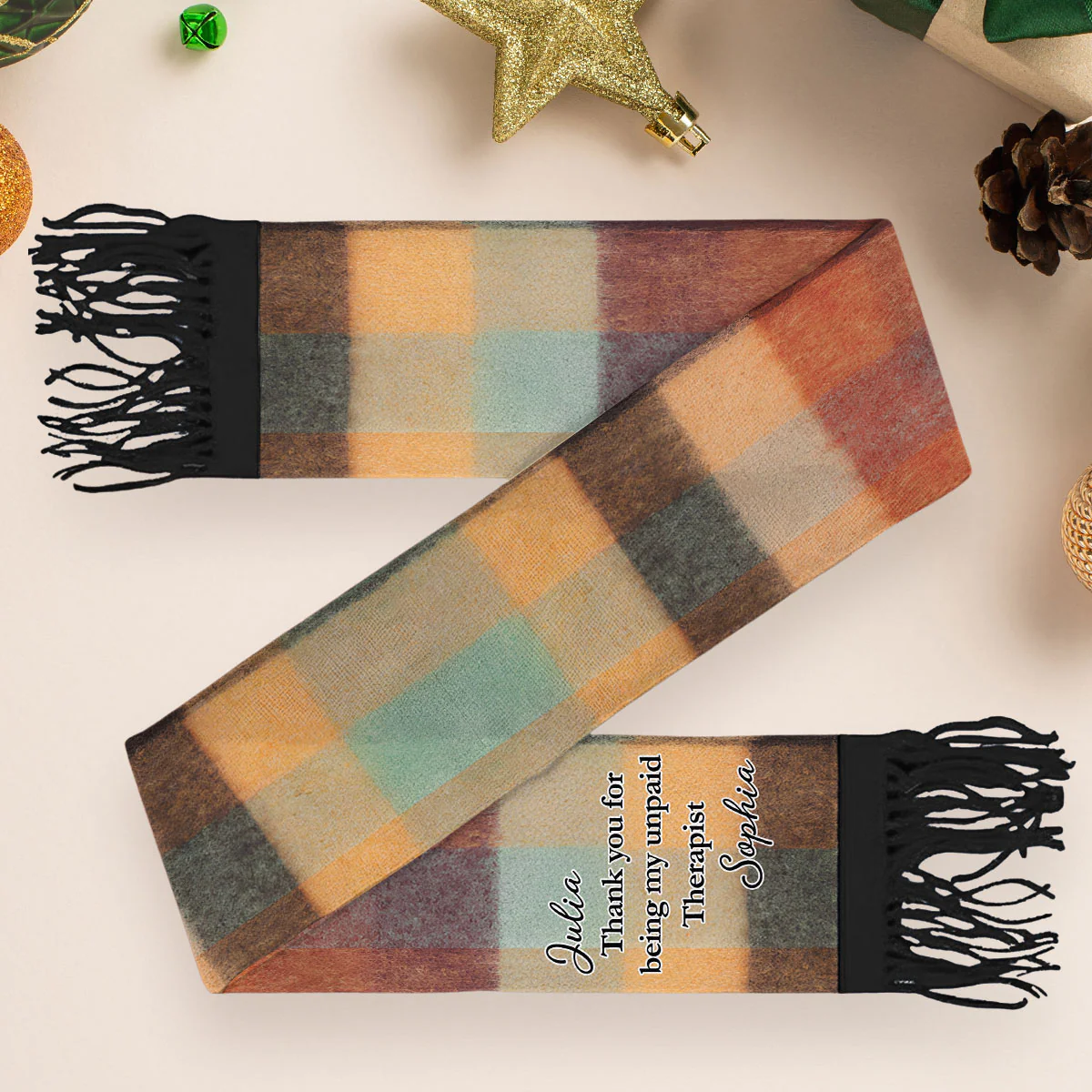 My Unpaid Therapist - Personalized Custom Scarf - Image 4
