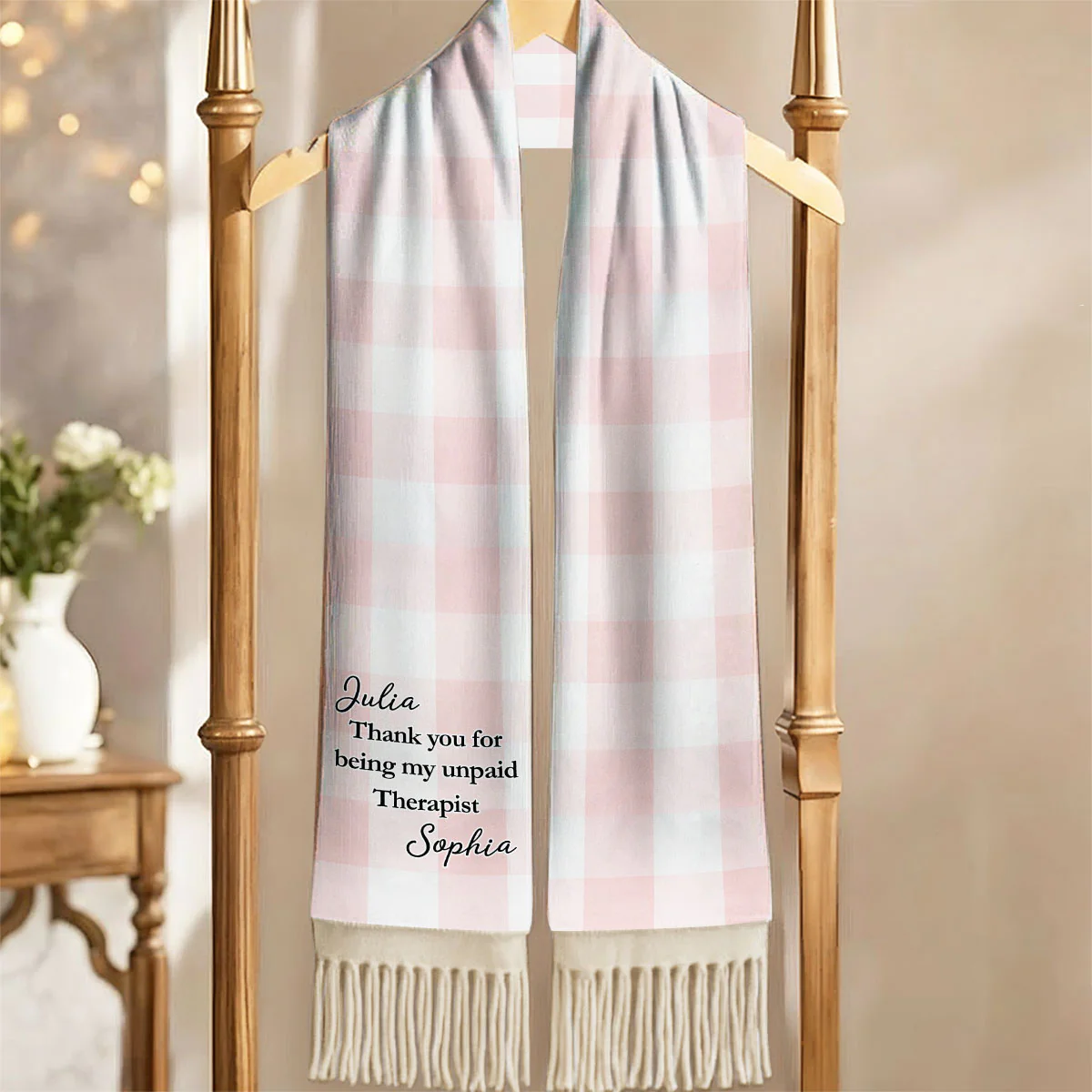 My Unpaid Therapist - Personalized Custom Scarf - Image 5