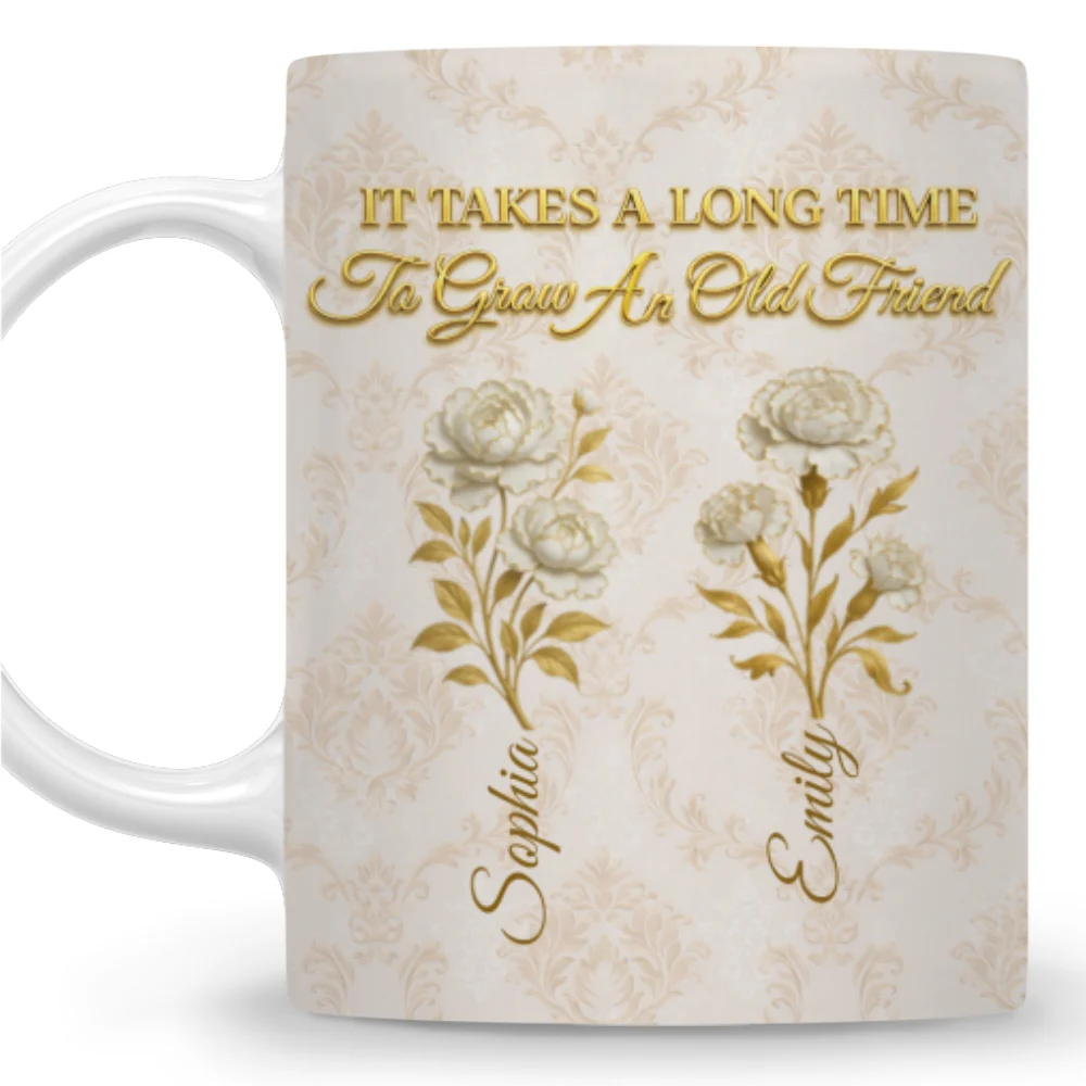 My Vintage Friend - Personalized Custom Coffee Mug - Image 8