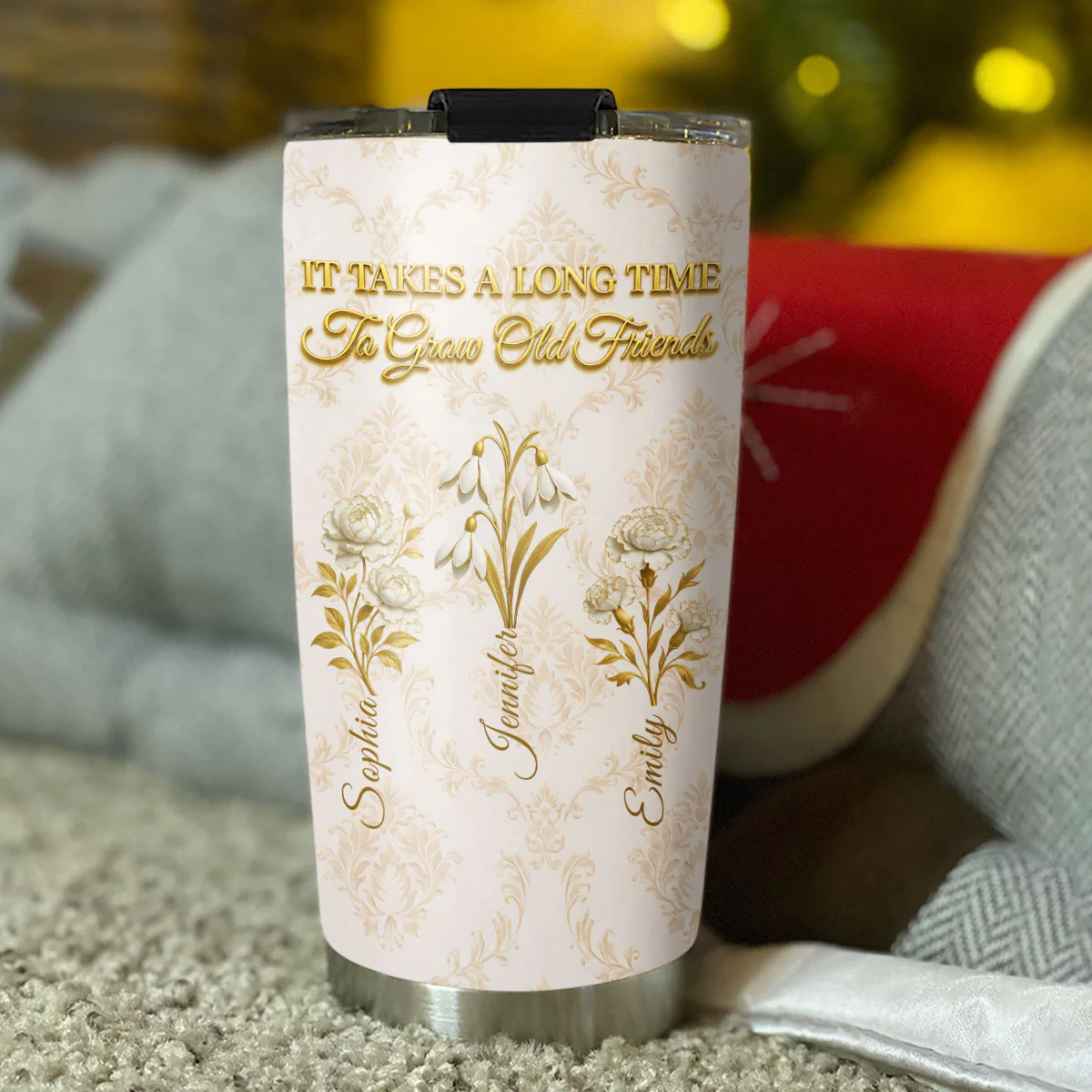 My Vintage Friend - Personalized Custom Tumbler - Image 4