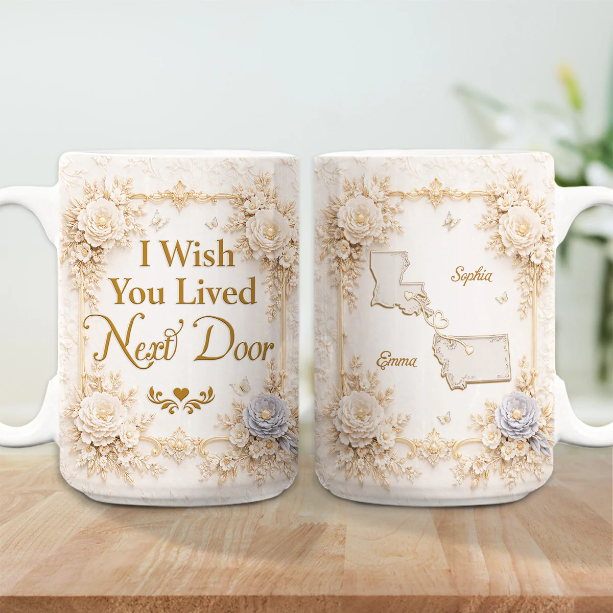 My Wishes - Personalized Custom 3D Effect Mug - Image 5