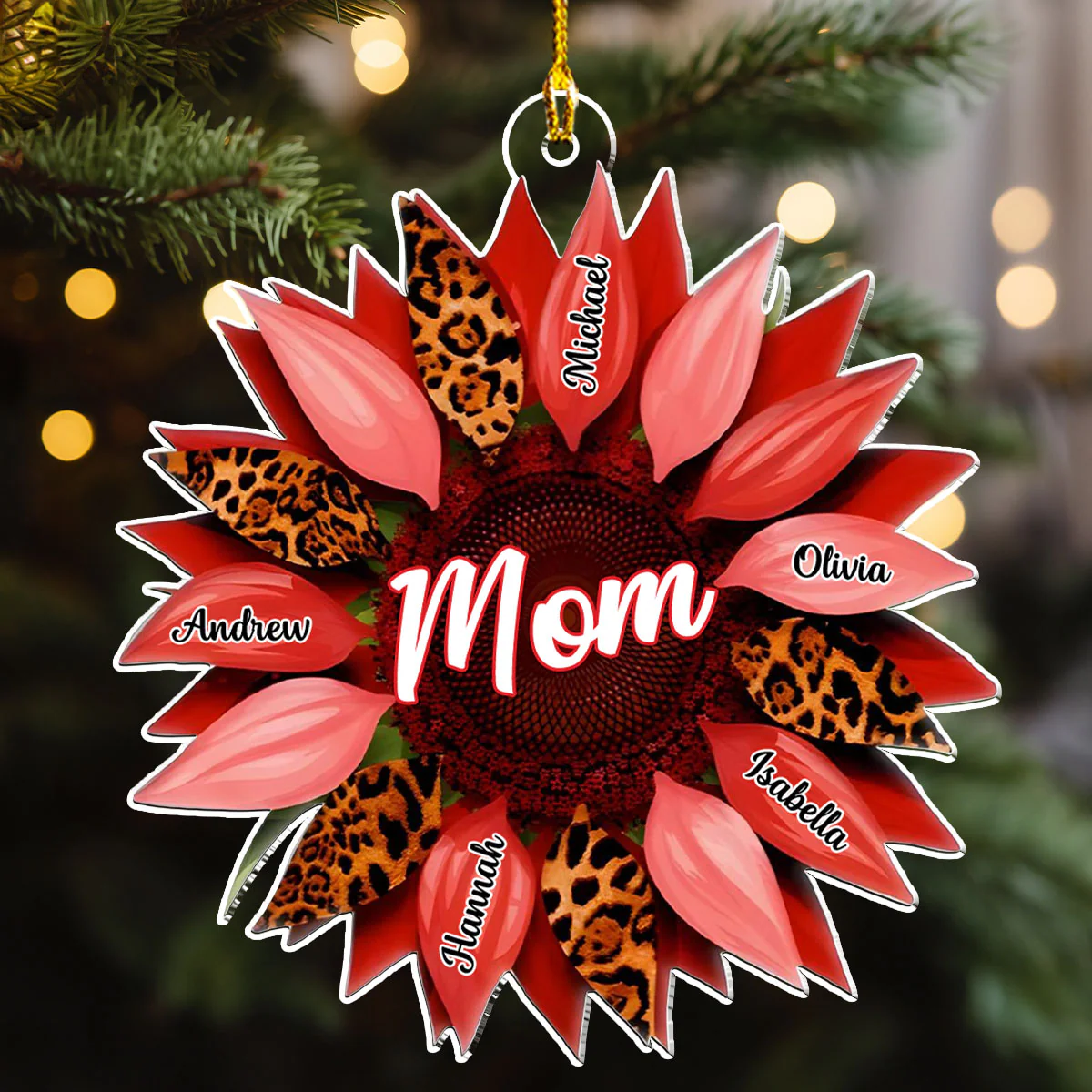 Nana Christmas - Personalized Custom Acrylic Ornament - Image 3