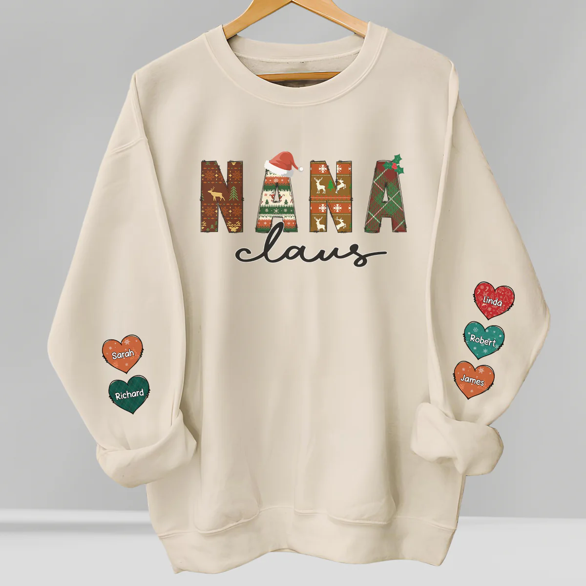 Nana Claus - Personalized Custom Sweatshirt
