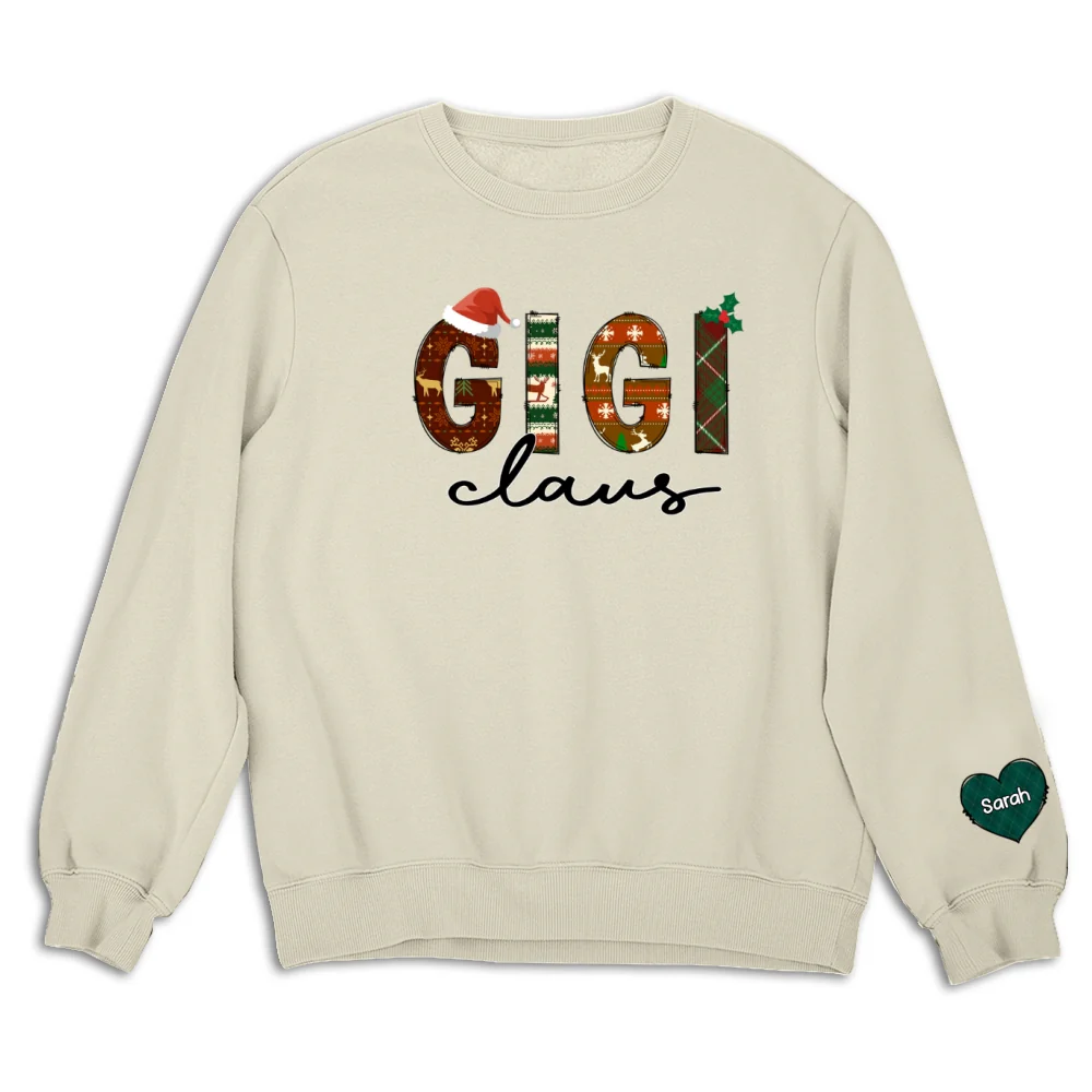 Nana Claus - Personalized Custom Sweatshirt - Image 5