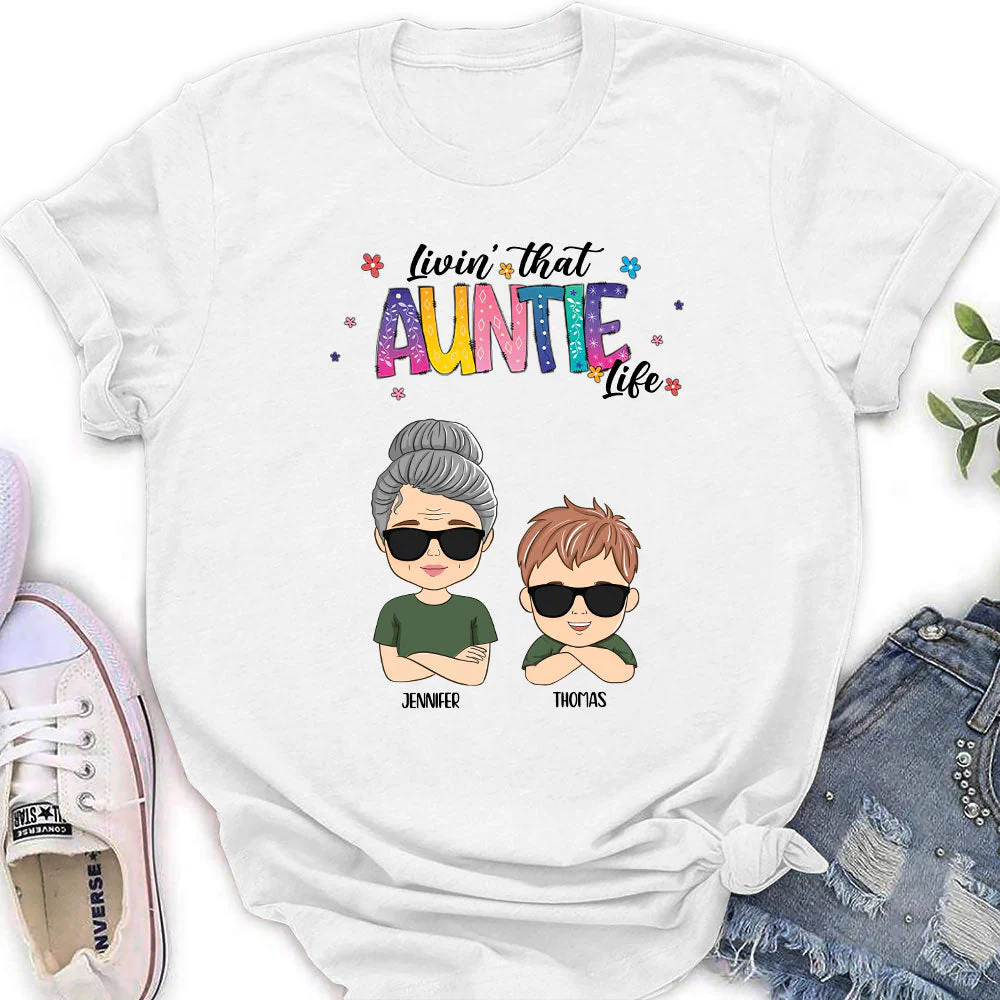 Nana Life - Personalized Custom Women's T-shirt - Image 2