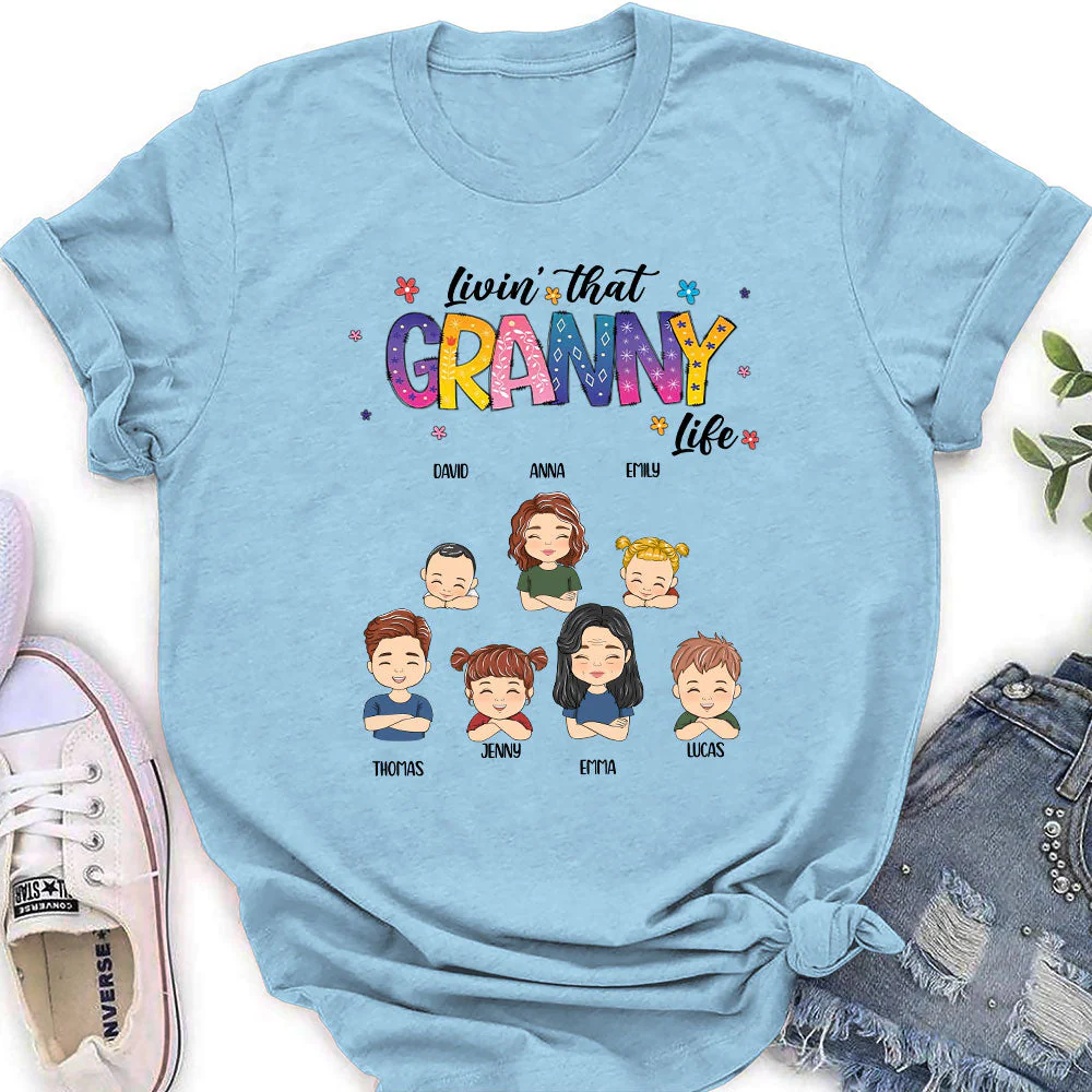 Nana Life - Personalized Custom Women's T-shirt - Image 3