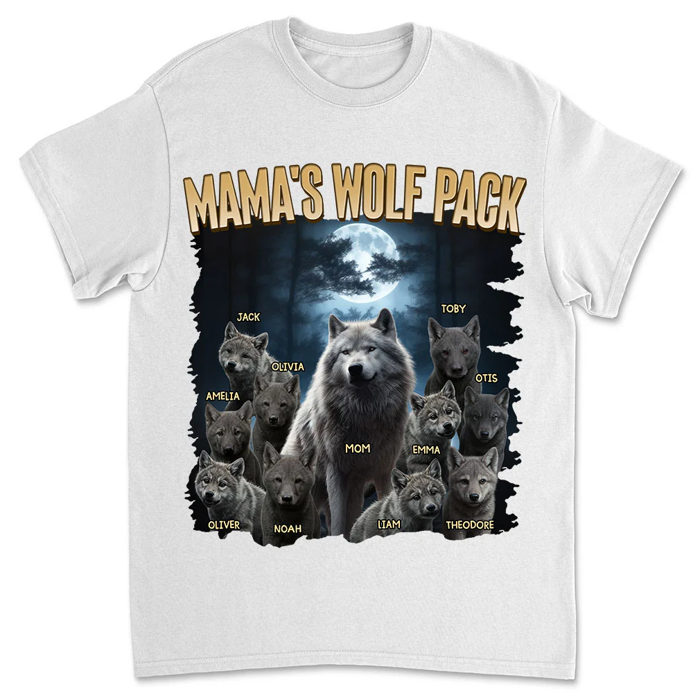 Nana Wolf Pack Ver 1 - Personalized Custom Shirt