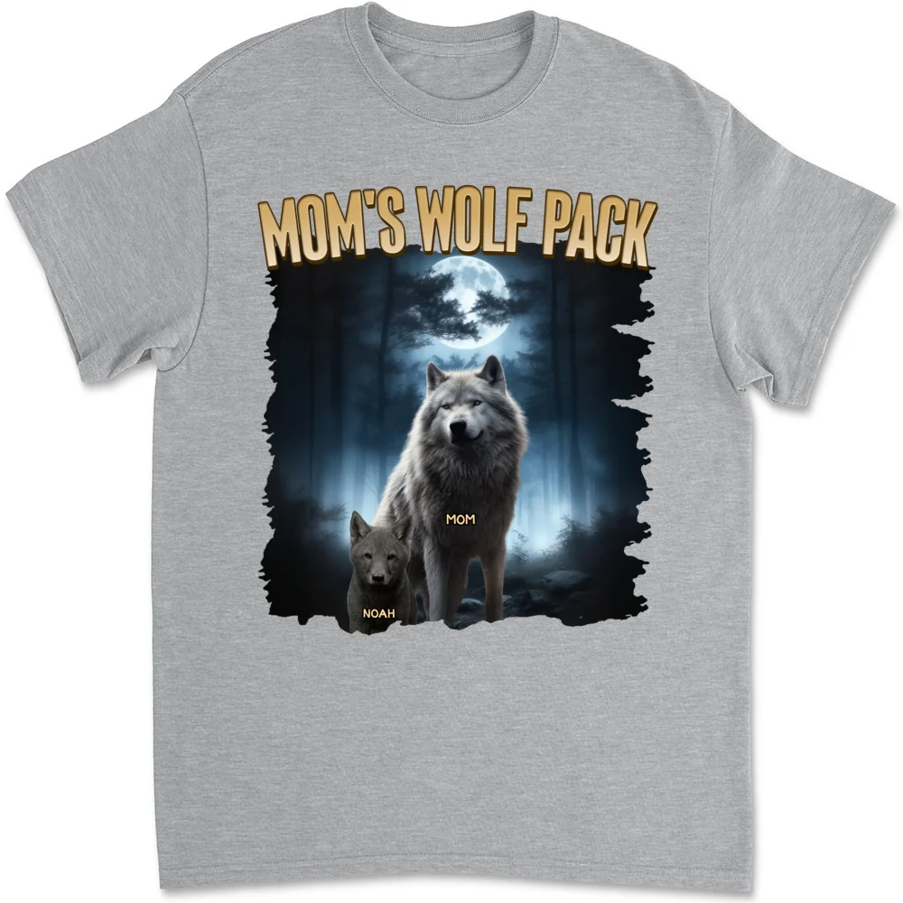 Nana Wolf Pack Ver 1 - Personalized Custom Shirt - Image 7