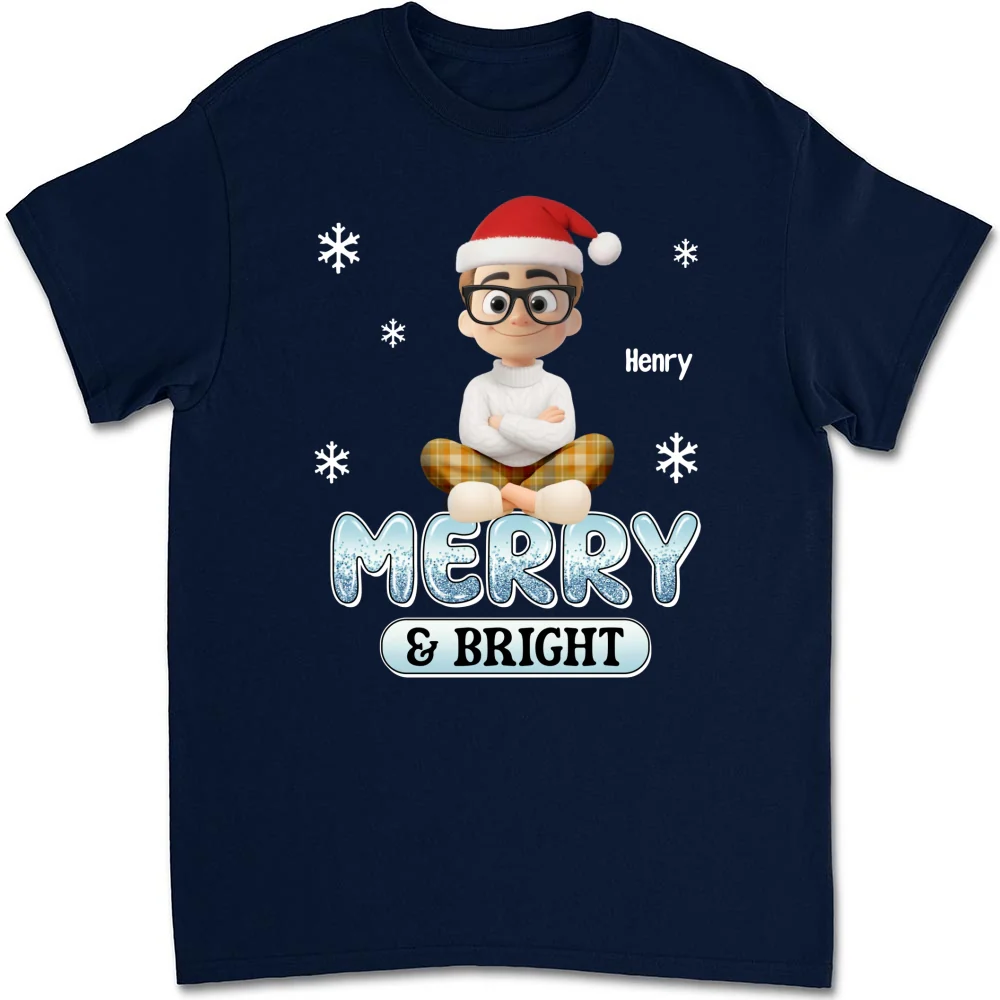 Naughty And Nice Christmas - Personalized Custom Shirt - Image 10