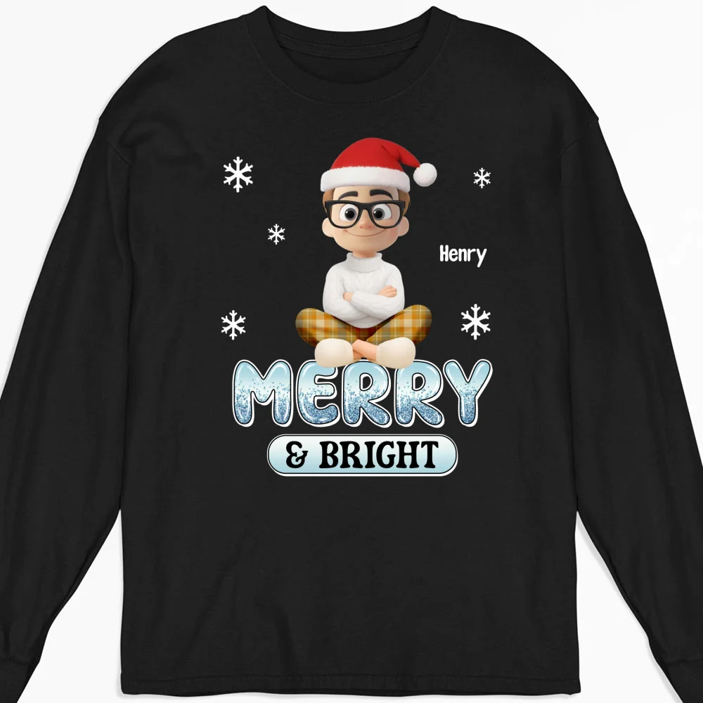 Naughty And Nice Christmas - Personalized Custom Shirt - Image 11