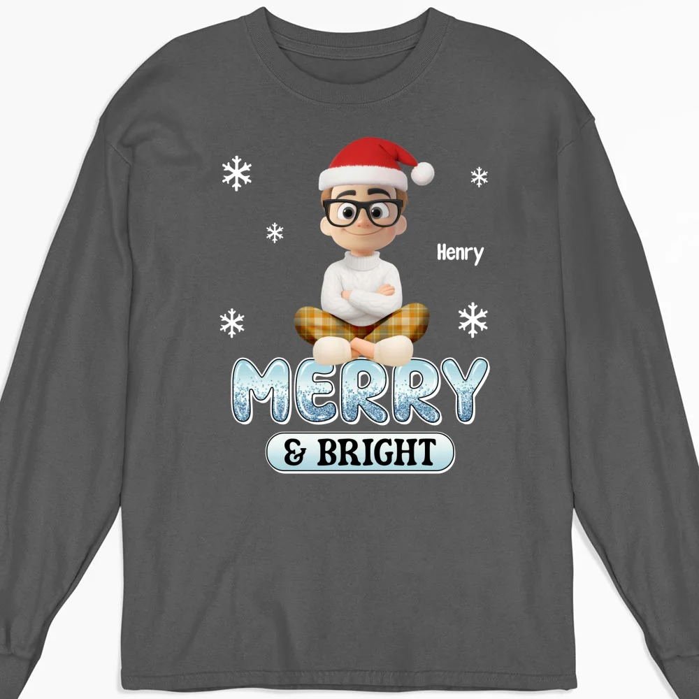 Naughty And Nice Christmas - Personalized Custom Shirt - Image 12