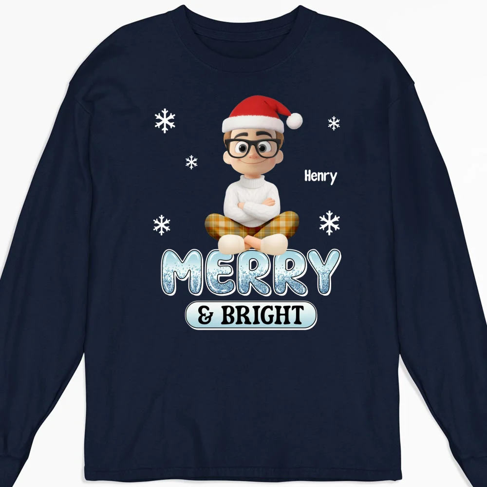 Naughty And Nice Christmas - Personalized Custom Shirt - Image 13