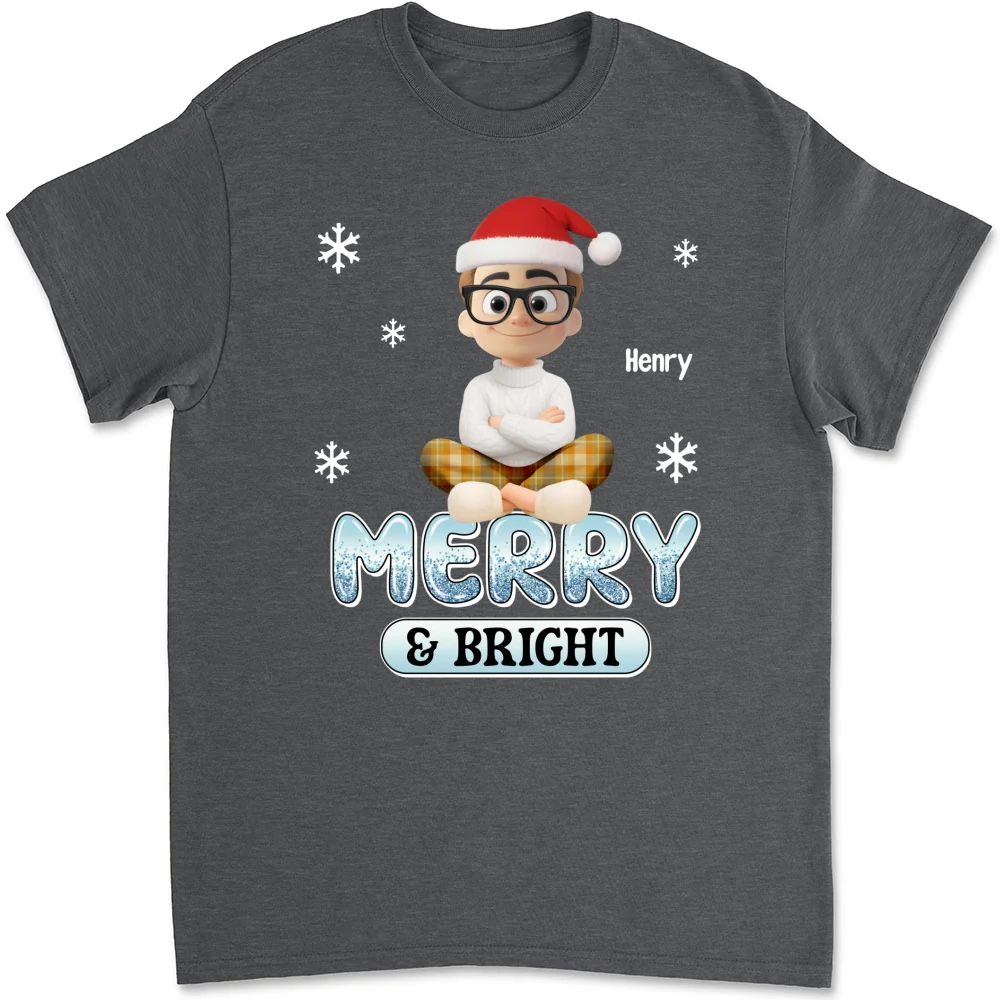 Naughty And Nice Christmas - Personalized Custom Shirt - Image 8