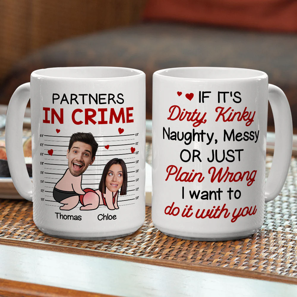 Naughty Partner - Personalized Custom Coffee Mug - Image 4