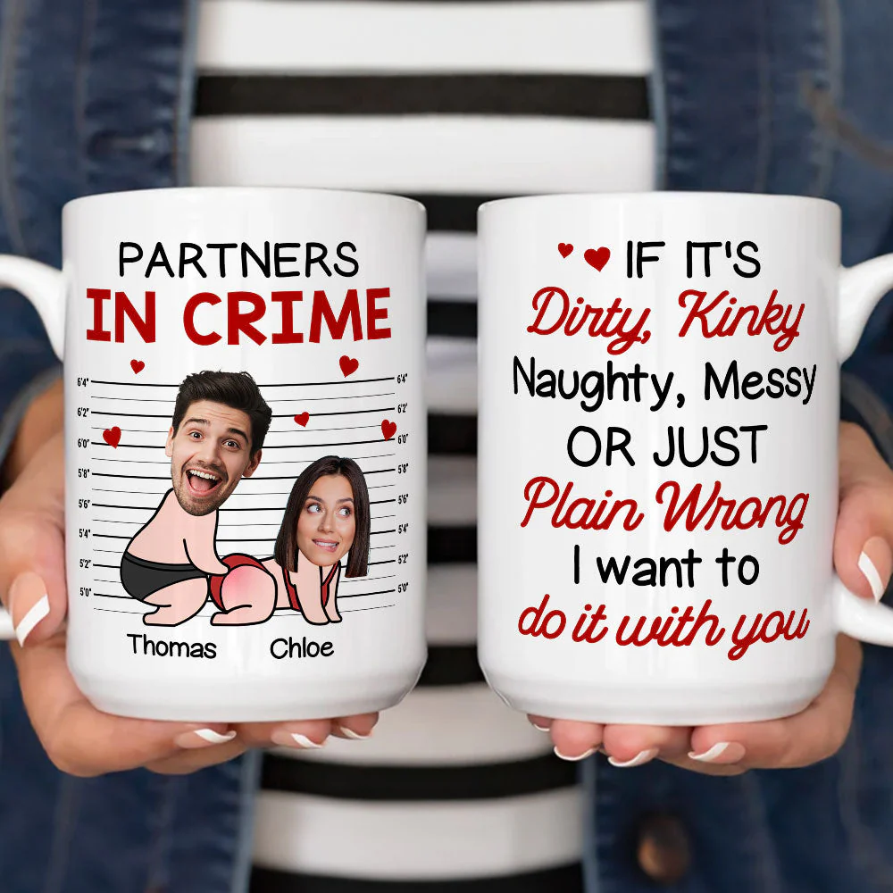 Naughty Partner - Personalized Custom Coffee Mug - Image 5