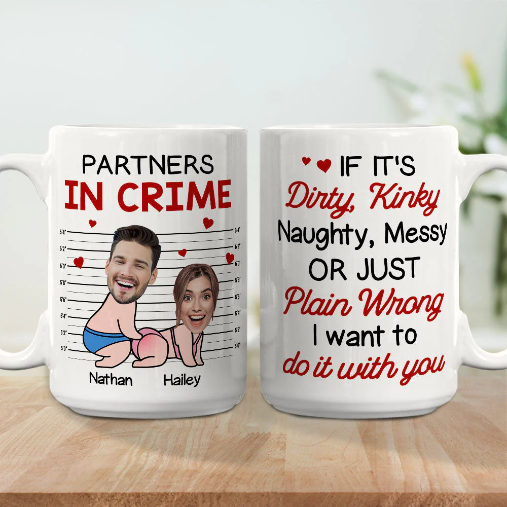 Naughty Partner - Personalized Custom Coffee Mug - Image 6
