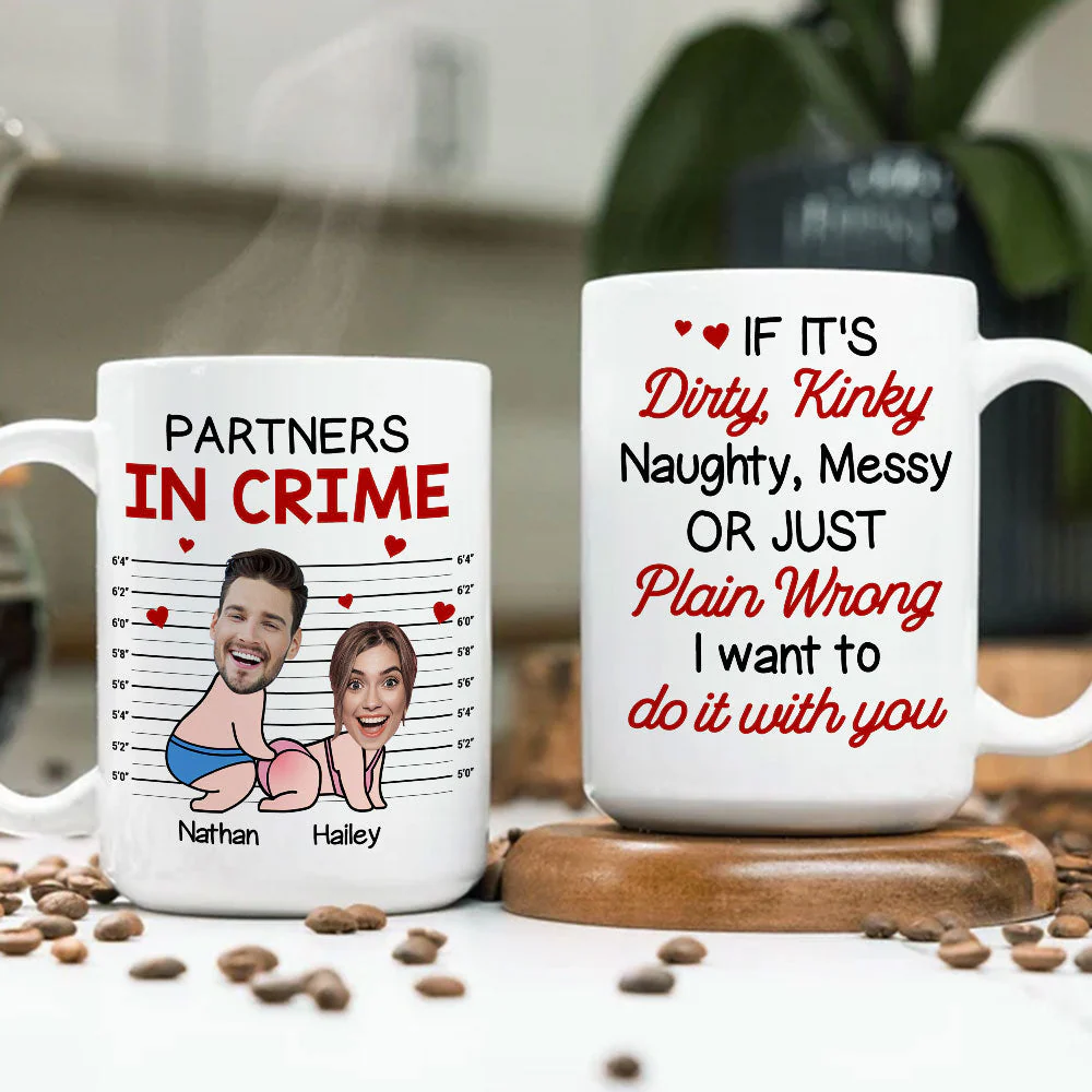 Naughty Partner - Personalized Custom Coffee Mug - Image 7