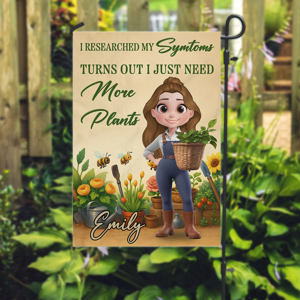 Need More Plants - Personalized Custom Flag - Image 2