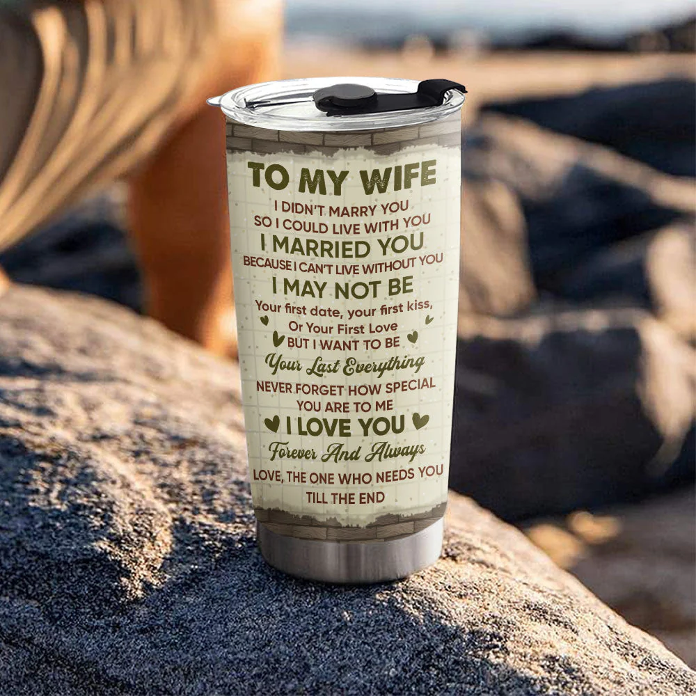 Needs You Till The End - Personalized Custom Tumbler - Image 4
