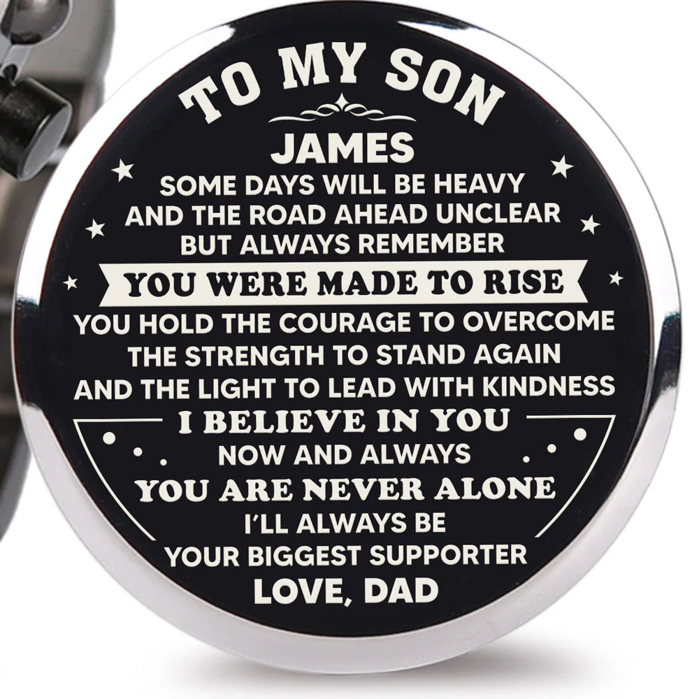 Never Doubt Yourself - Personalized Engraved Wooden Watches GQ026 - Image 2