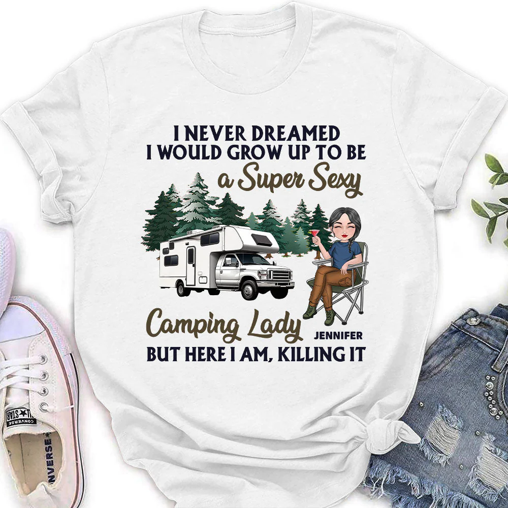 Never Dreamed 2 - Personalized Custom Women's T-shirt - Image 2