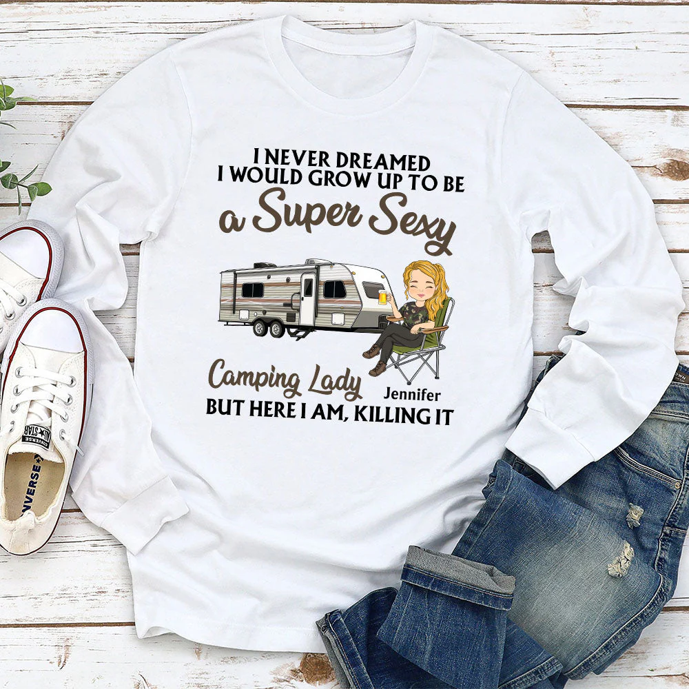 Never Dreamed - Personalized Custom Long Sleeve T-shirt - Image 2