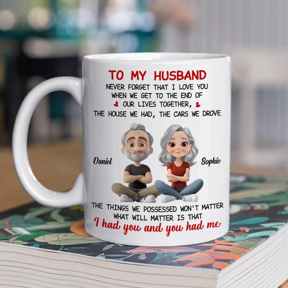 Never Forget I Love You - Personalized Custom Coffee Mug - Image 2