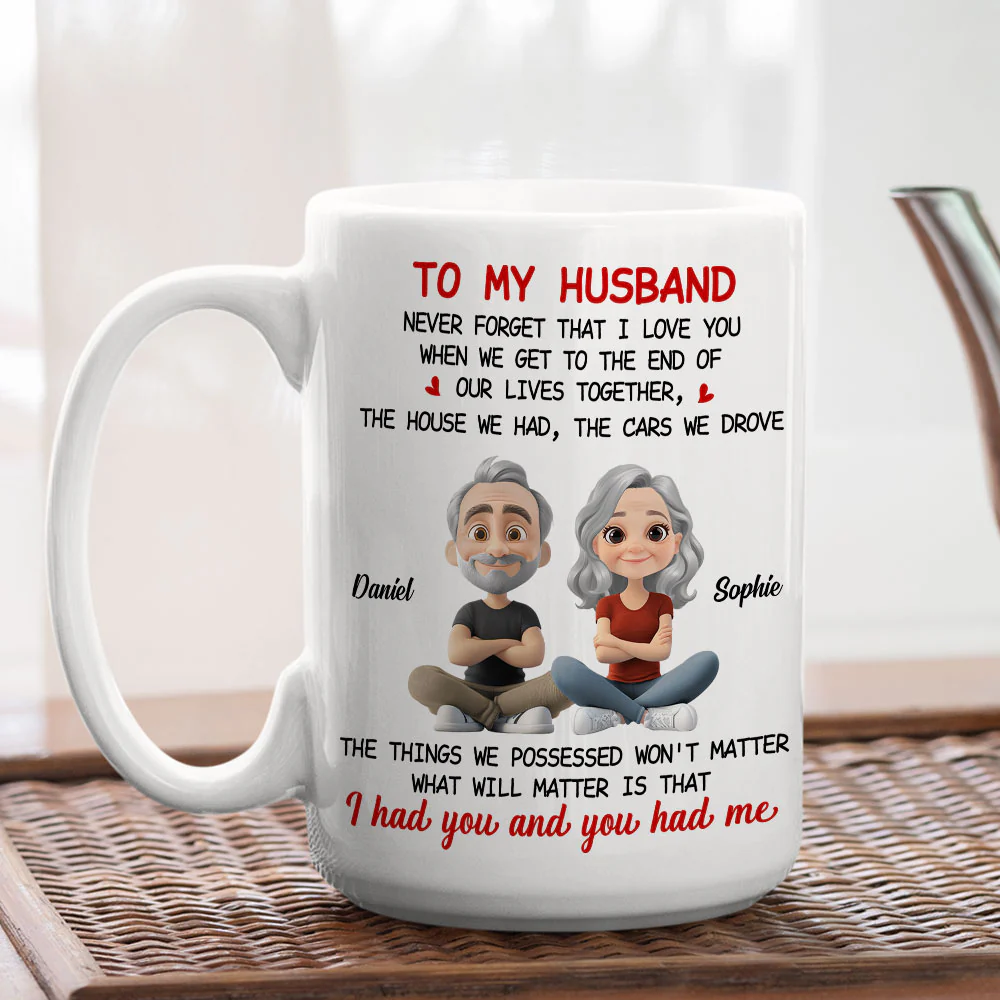 Never Forget I Love You - Personalized Custom Coffee Mug - Image 3