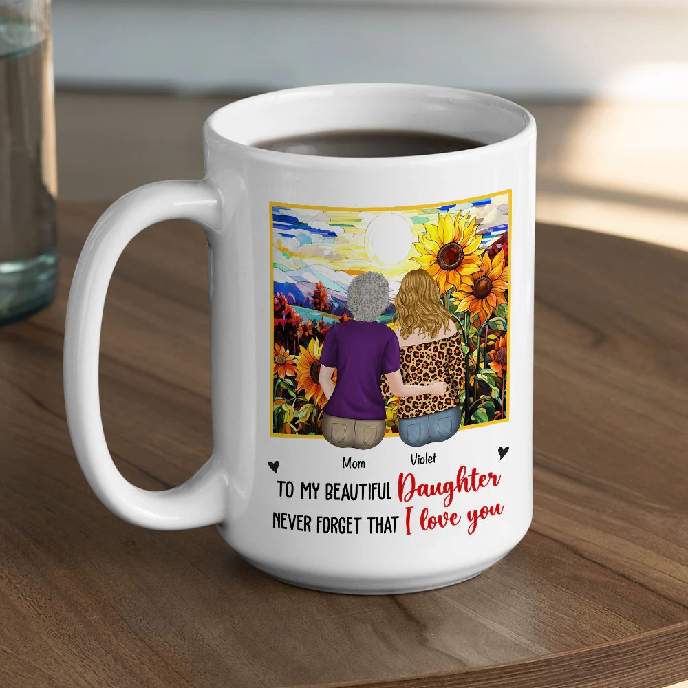 Never Forget I Love You - Personalized Custom Coffee Mug - Image 5