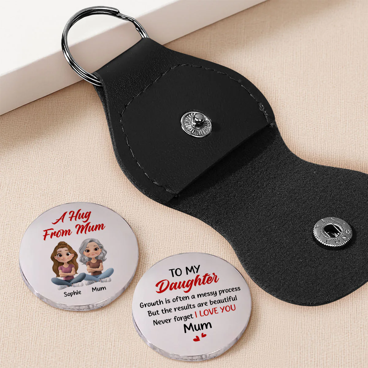 Never Forget I Love You - Personalized Custom Pocket Hug - Image 2