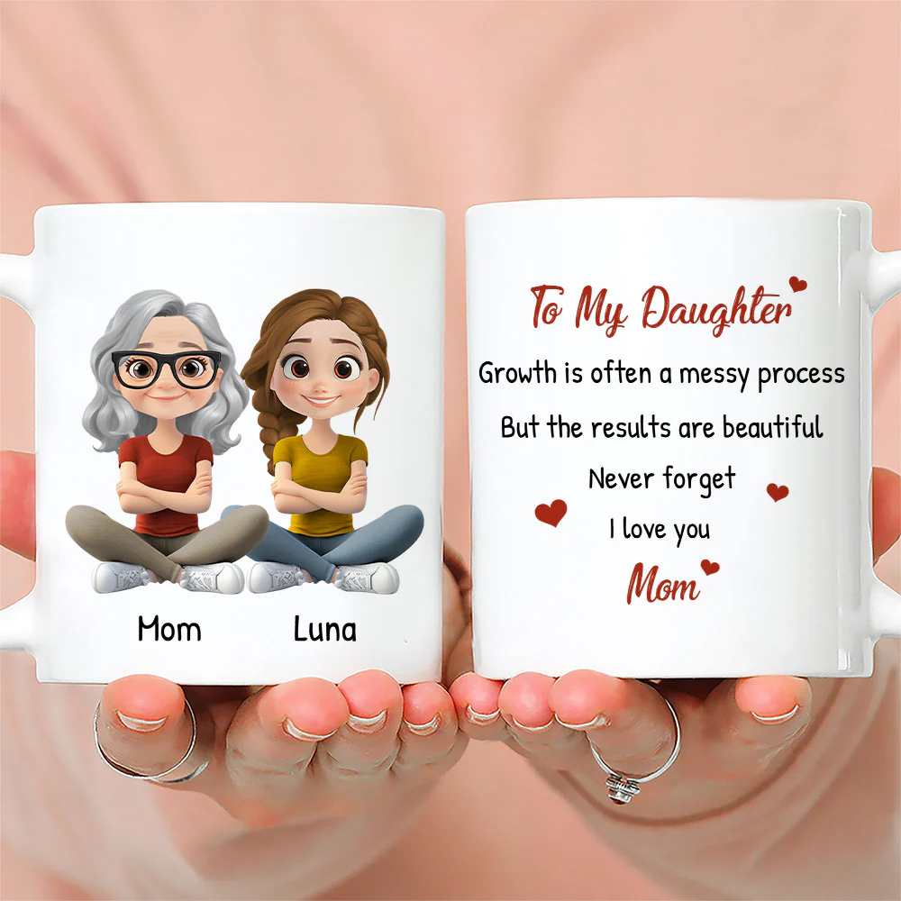 Never Forget I Love You Version 2 - Personalized Custom Coffee Mug - Image 2