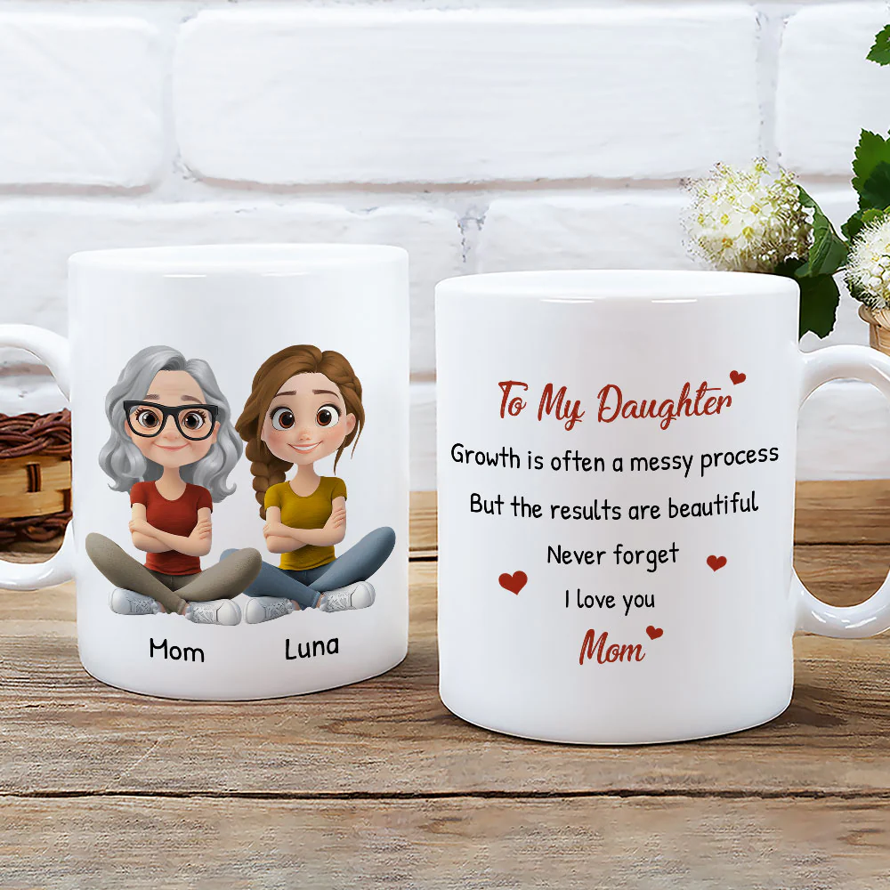 Never Forget I Love You Version 2 - Personalized Custom Coffee Mug - Image 3