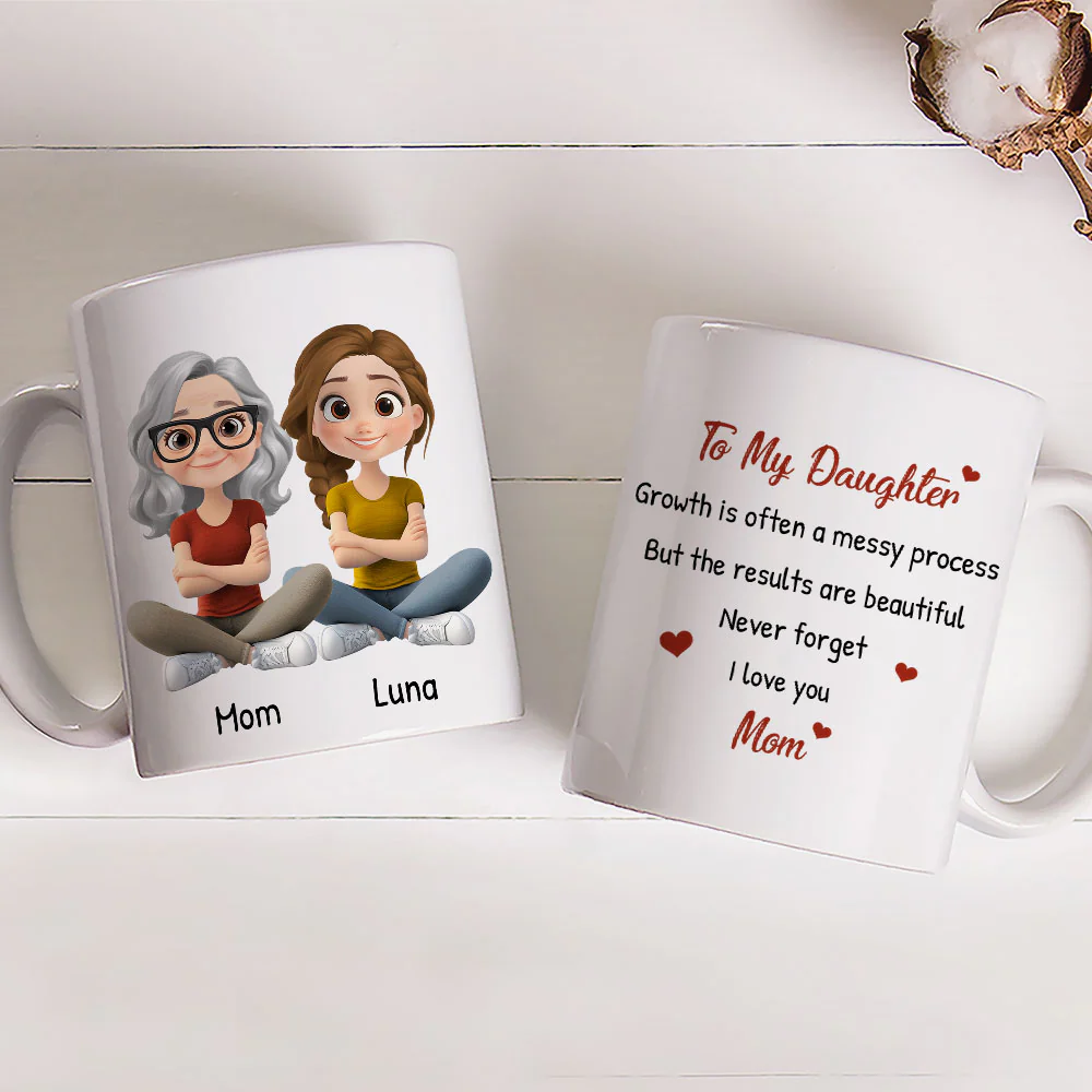 Never Forget I Love You Version 2 - Personalized Custom Coffee Mug - Image 4