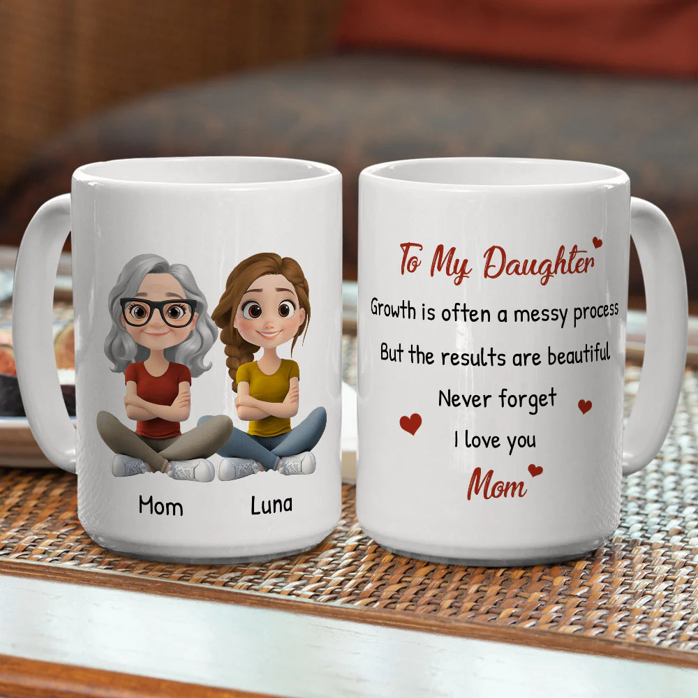 Never Forget I Love You Version 2 - Personalized Custom Coffee Mug - Image 6