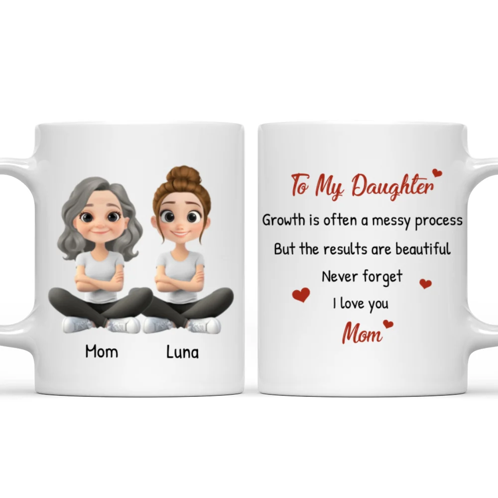 Never Forget I Love You Version 2 - Personalized Custom Coffee Mug - Image 8