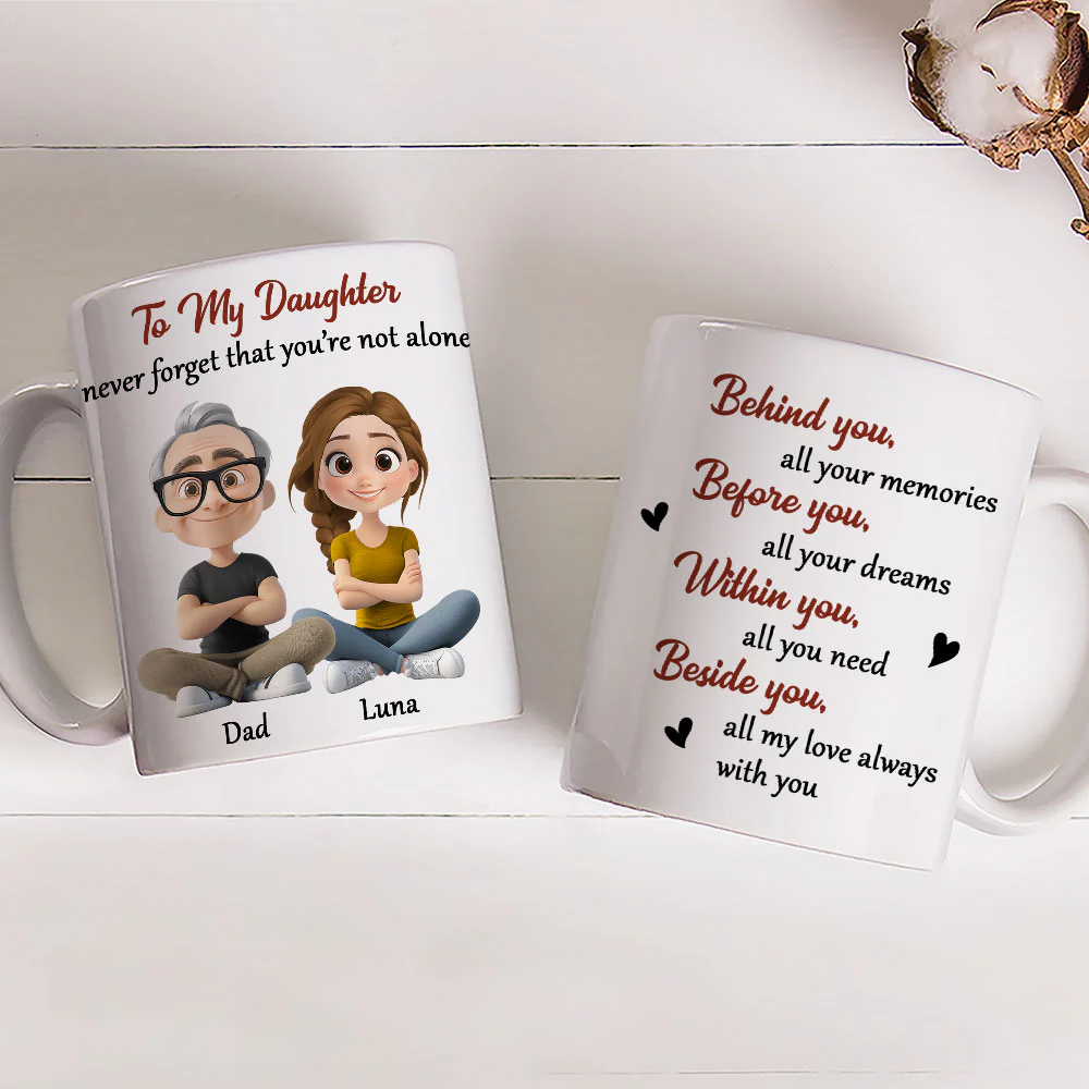 Never Forget That I Am Here - Personalized Custom Coffee Mug - Image 3