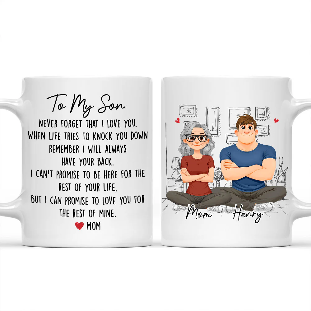 Never Forget That I Love You - Personalized Custom Coffee Mug