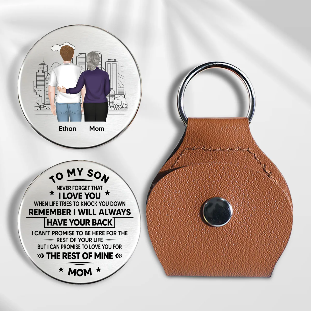 Never Forget That I Love You - Personalized Custom Pocket Hug
