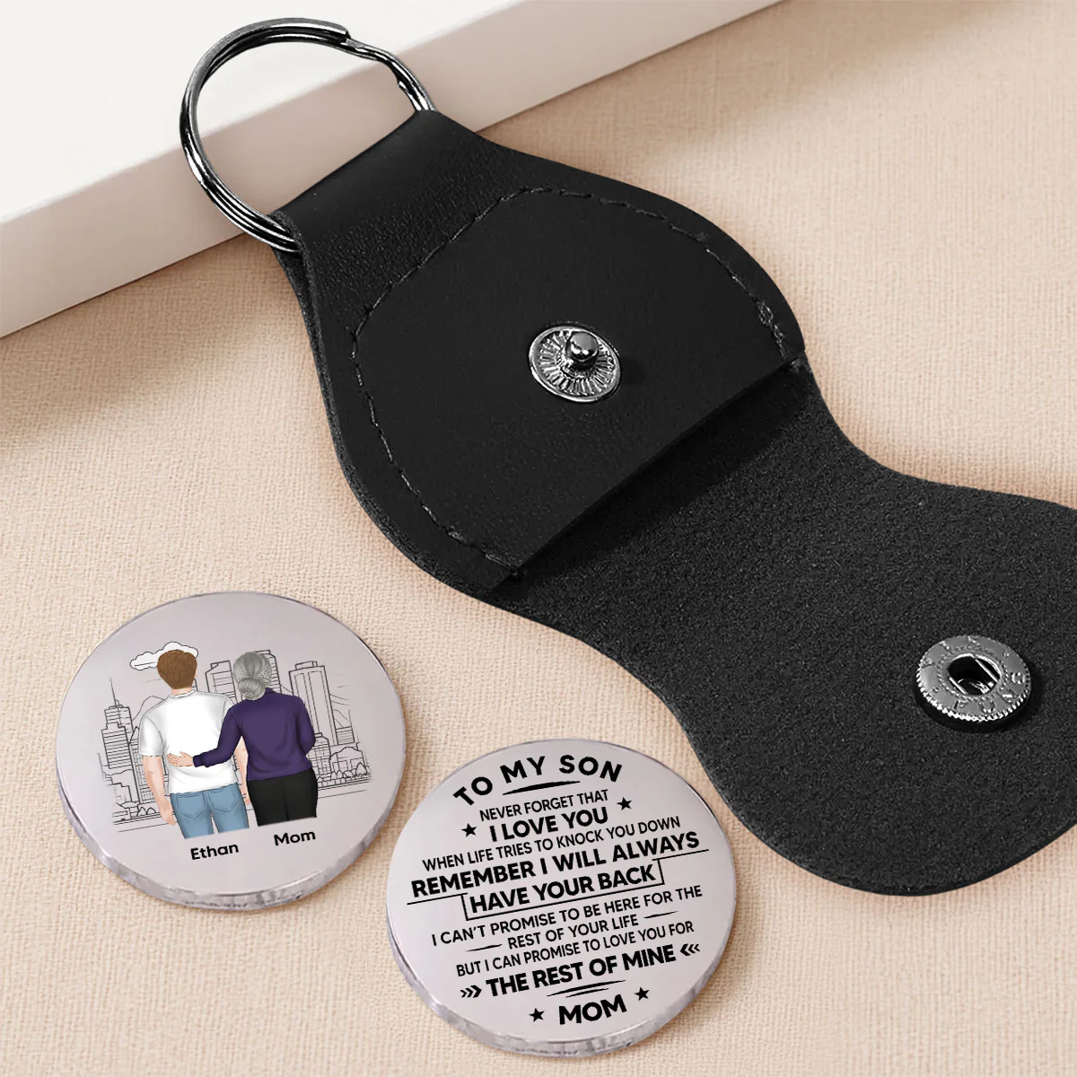 Never Forget That I Love You - Personalized Custom Pocket Hug - Image 2
