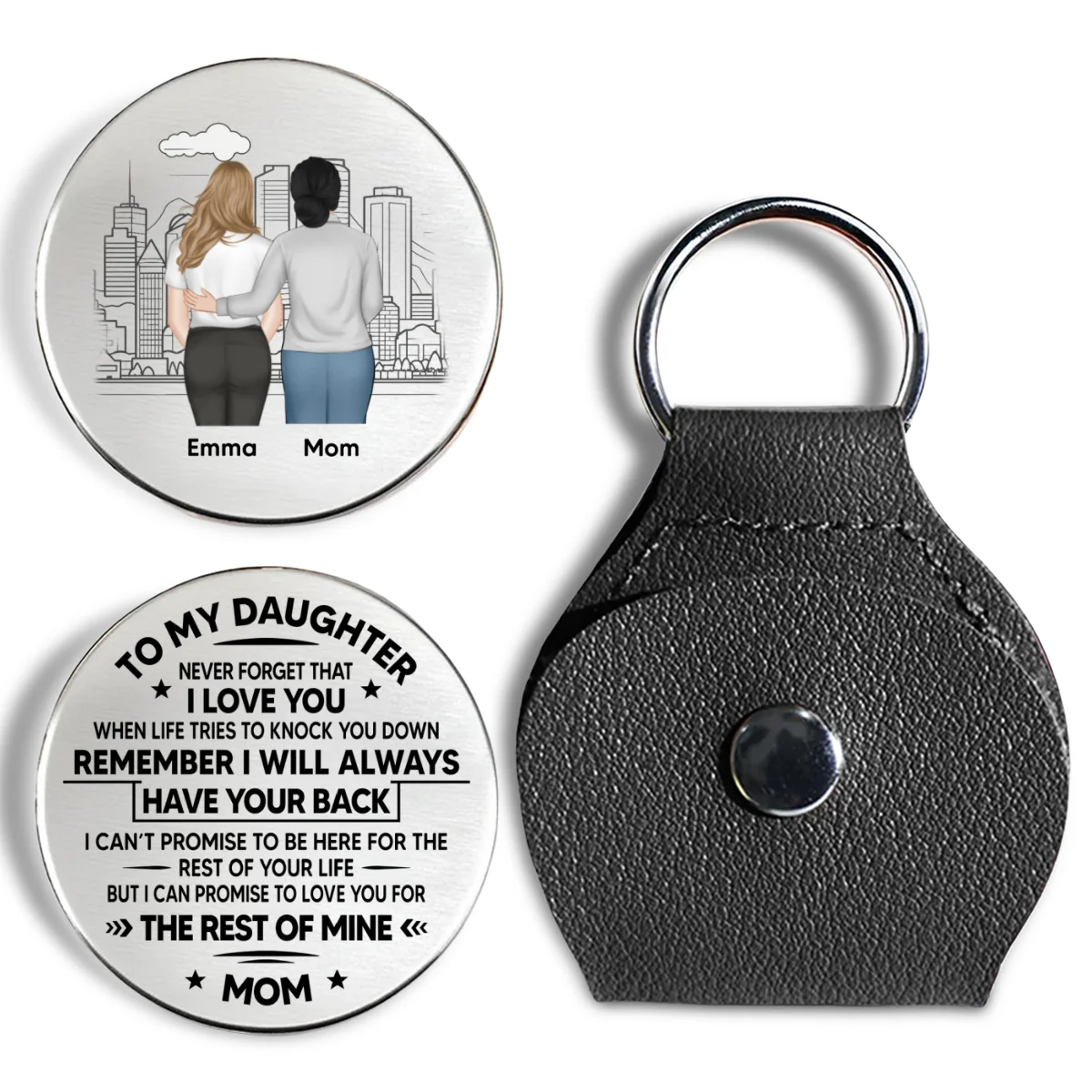 Never Forget That I Love You - Personalized Custom Pocket Hug - Image 6