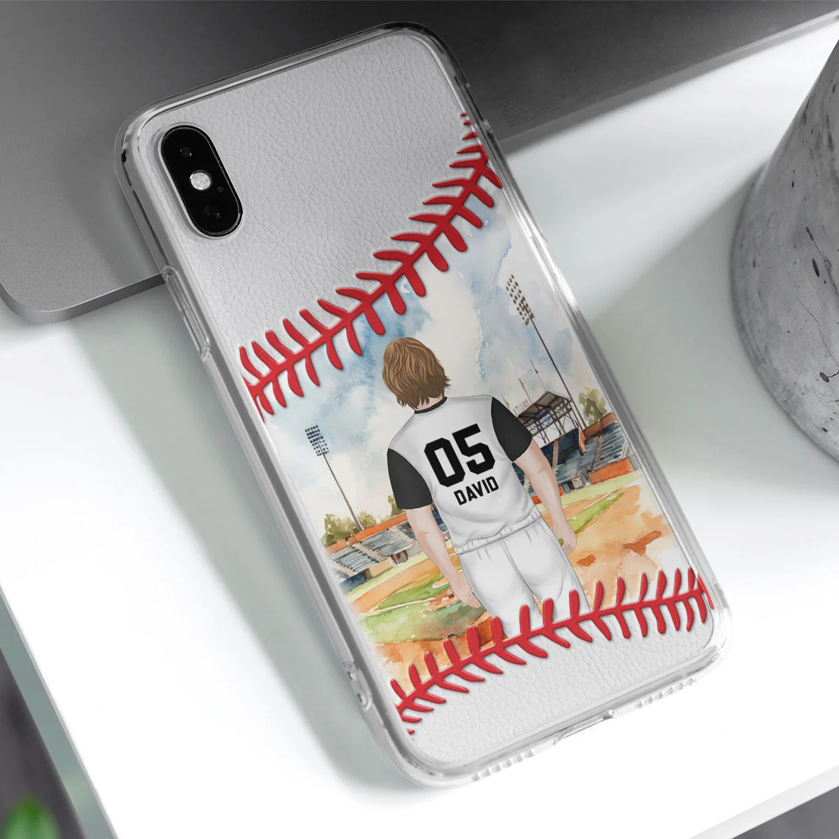 Never Give Up - Personalized Custom Phone Case - Image 2