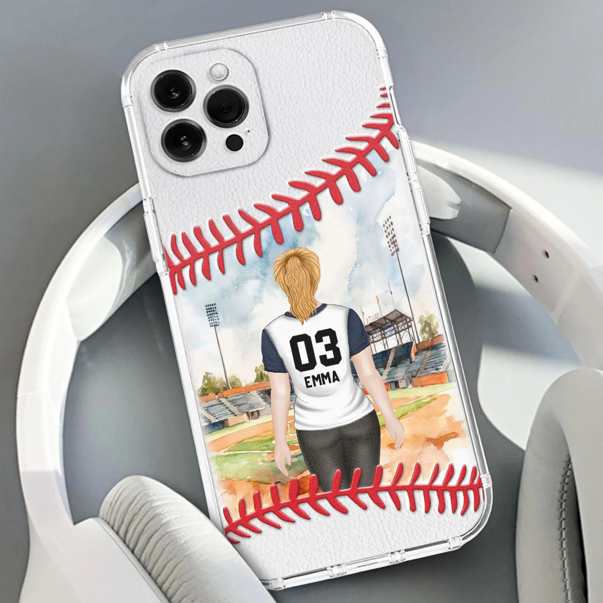 Never Give Up - Personalized Custom Phone Case - Image 3
